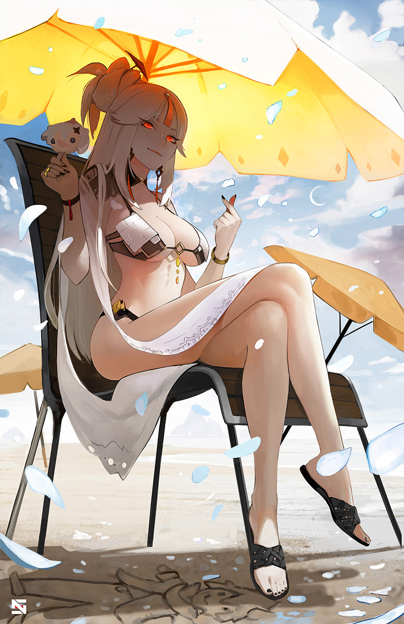 Ningguang - Beach Impact