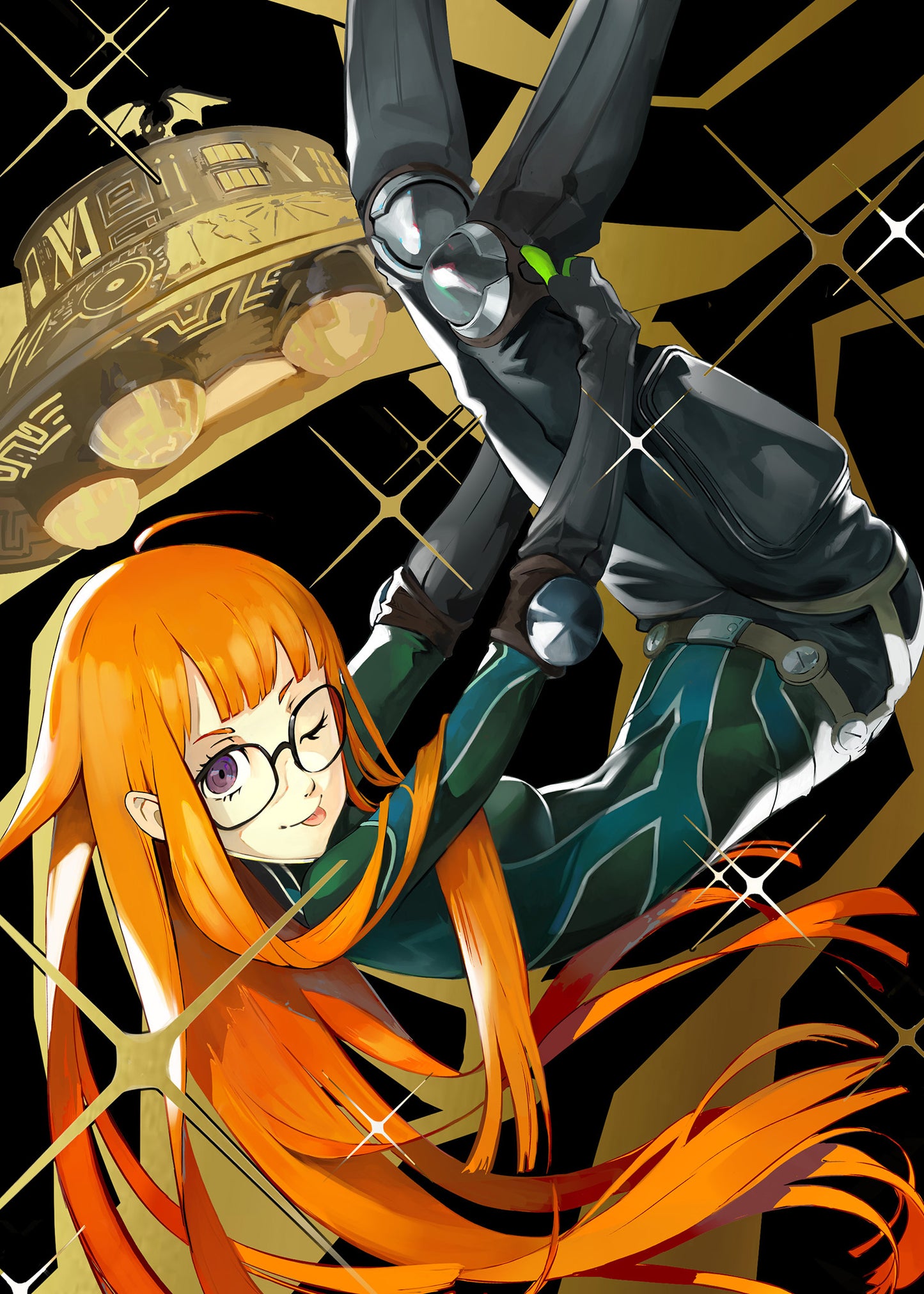 Techno Hermit 5x7 Gold Foil