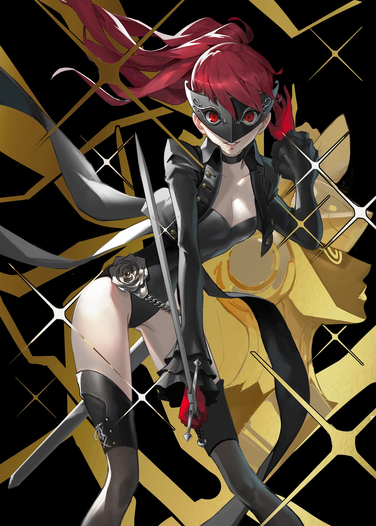 Faith of the Graceful Blade 5x7 Gold Foil