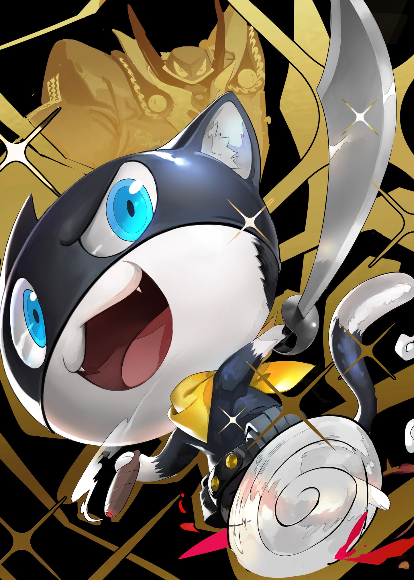 Magician of the Masked Winds 5x7 Gold Foil