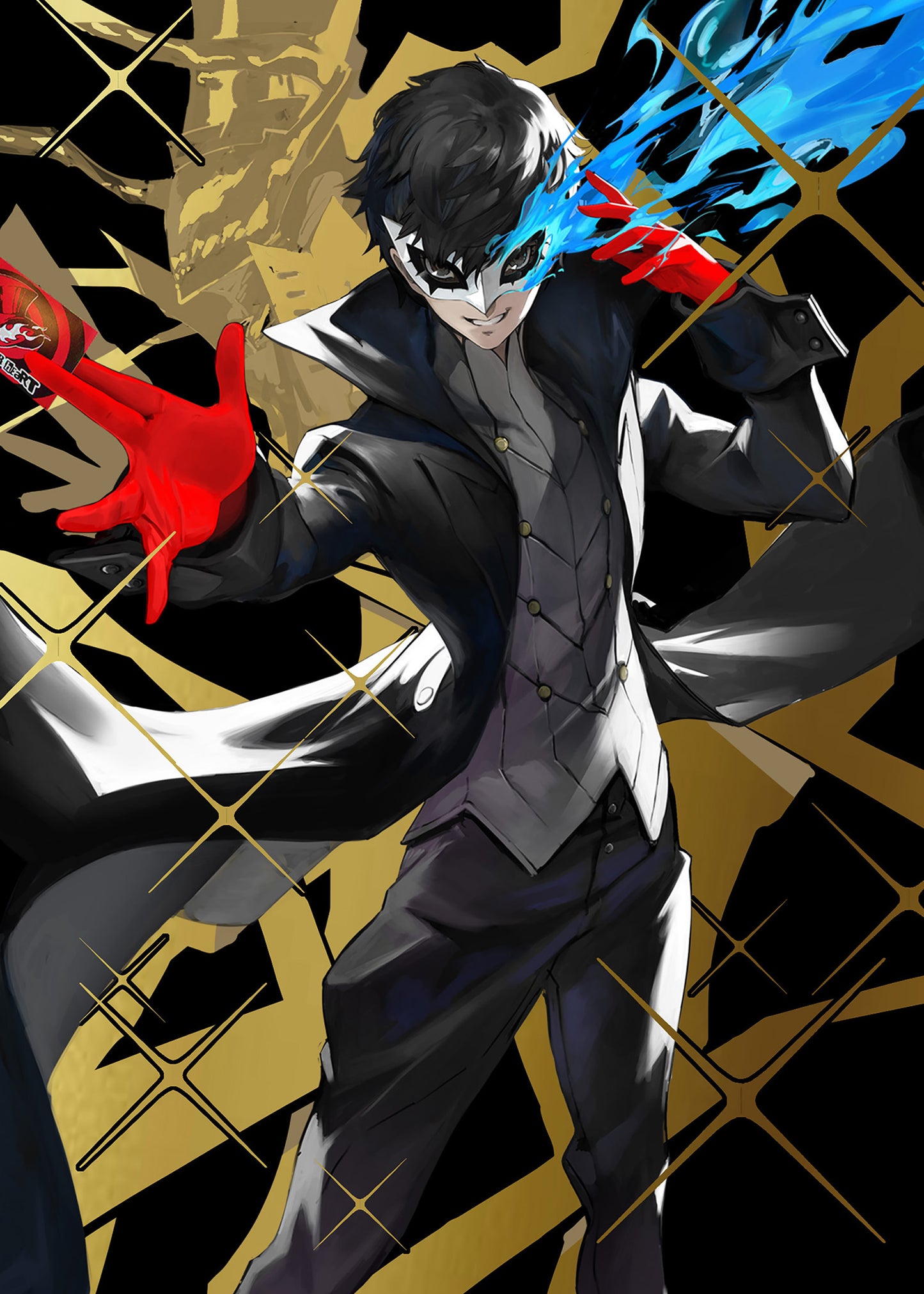 Rebellious Fool 5x7 Gold Foil