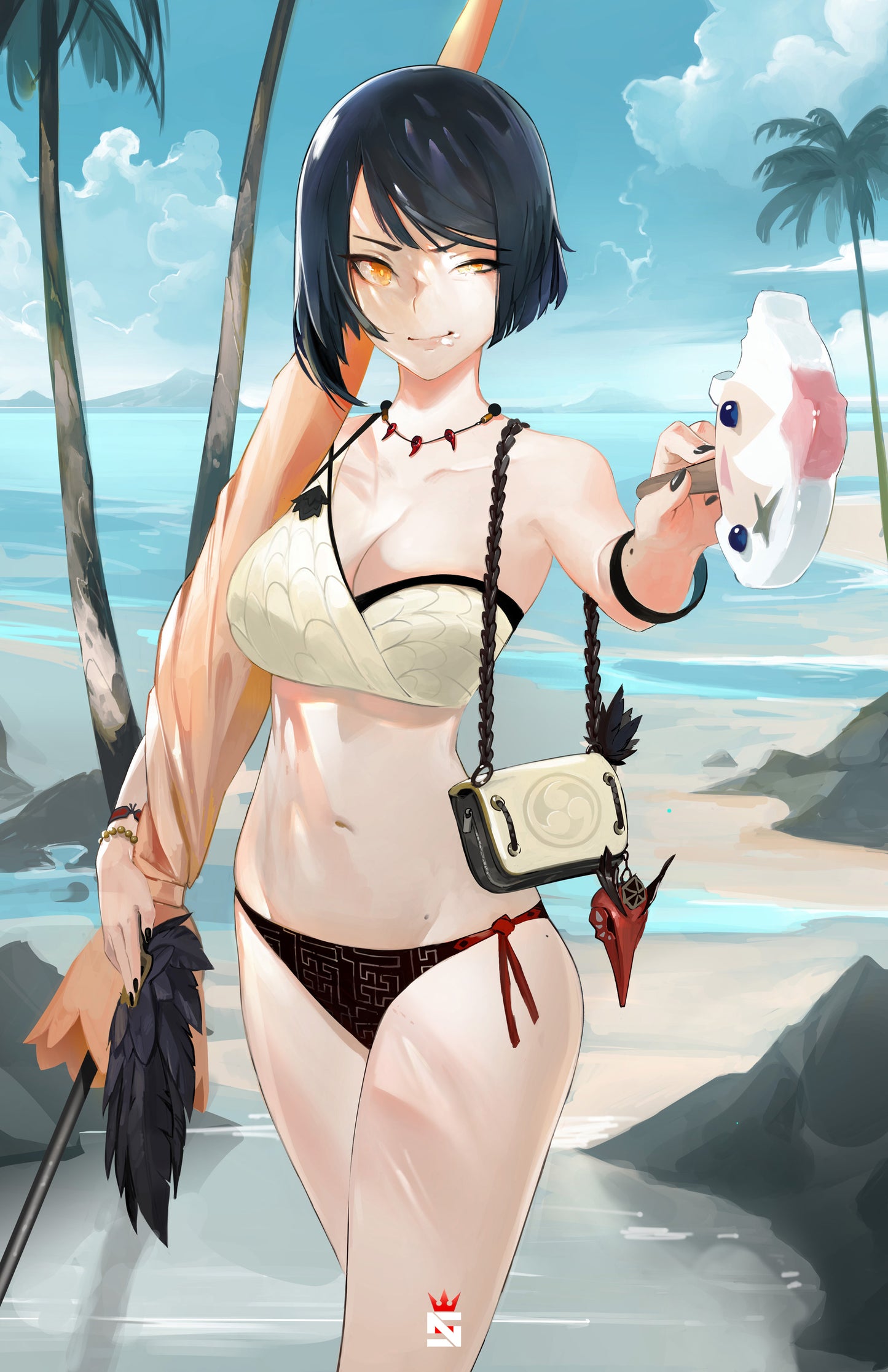 Kujou Sara - Beach Impact