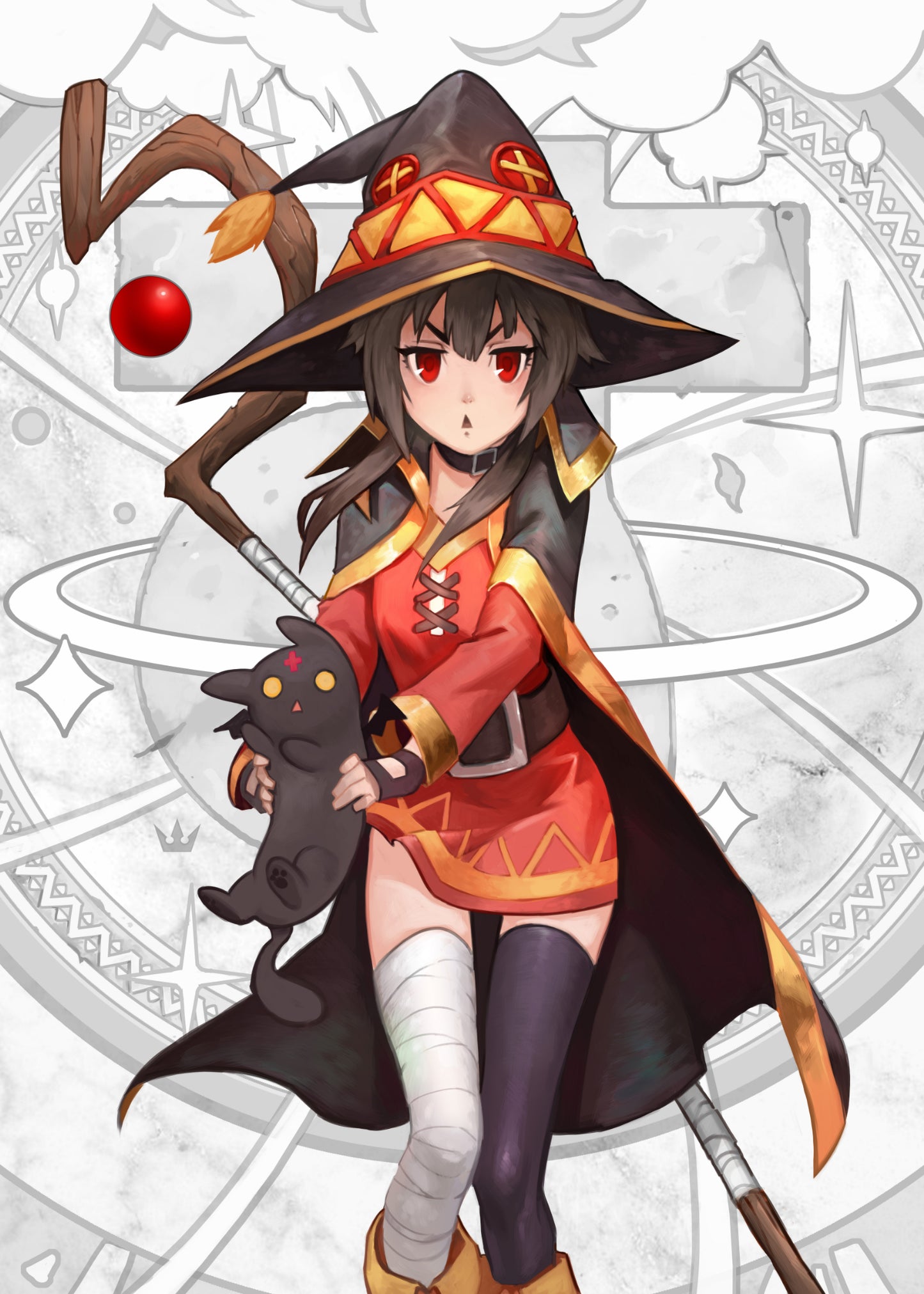 Explosion Archmage Dance - 5x7 Mini Print