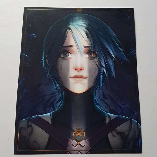 Aqua fan art wall decor – Kingdom Hearts inspired