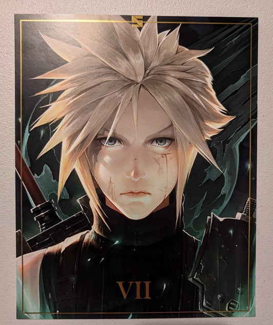 The Buster Soldier – Bust – Fan Art Inspired by Cloud from Final Fantasy VII