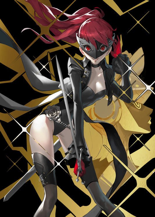 Faith of the Graceful Blade 5x7 Gold Foil